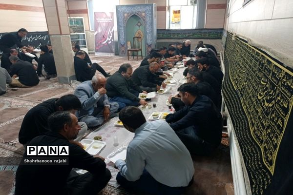 مراسم عزاداری ابا عبدالله الحسین در آموزش و پرورش شهرستان ورامین