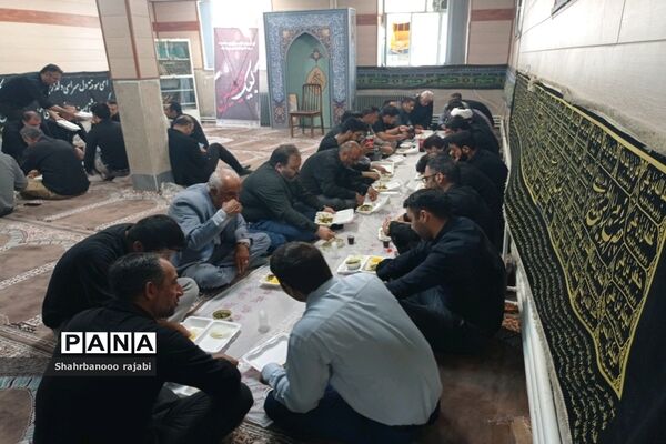 مراسم عزاداری ابا عبدالله الحسین در آموزش و پرورش شهرستان ورامین