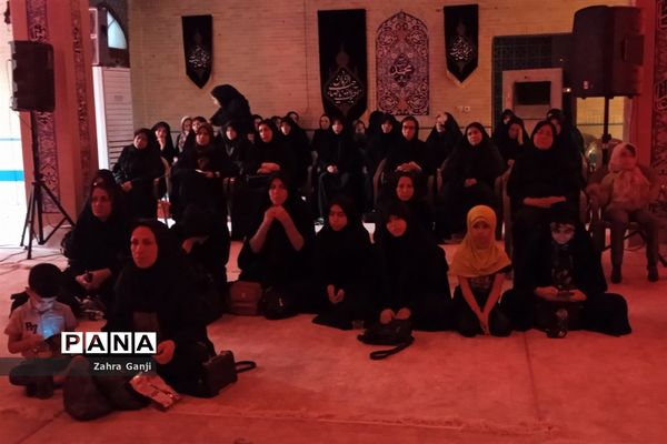 مراسم سوگواری بنیاد مهدی موعود در  ناحیه یک  شیراز