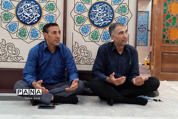 مراسم سوگواری بنیاد مهدی موعود در  ناحیه یک  شیراز