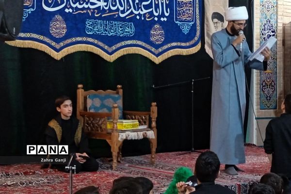 مراسم سوگواری بنیاد مهدی موعود در  ناحیه یک  شیراز