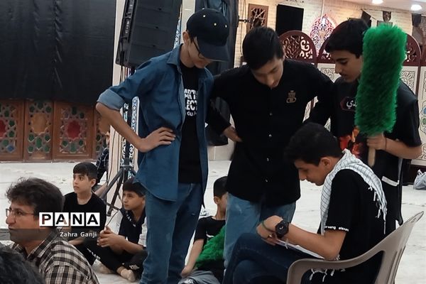 مراسم سوگواری بنیاد مهدی موعود در  ناحیه یک  شیراز