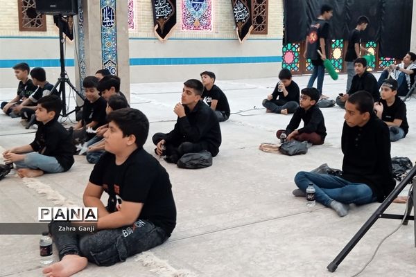 مراسم سوگواری بنیاد مهدی موعود در  ناحیه یک  شیراز