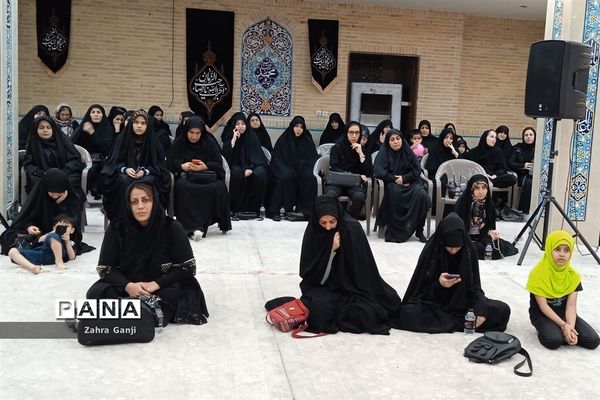 مراسم سوگواری بنیاد مهدی موعود در  ناحیه یک  شیراز