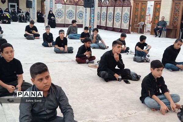 مراسم سوگواری بنیاد مهدی موعود در  ناحیه یک  شیراز