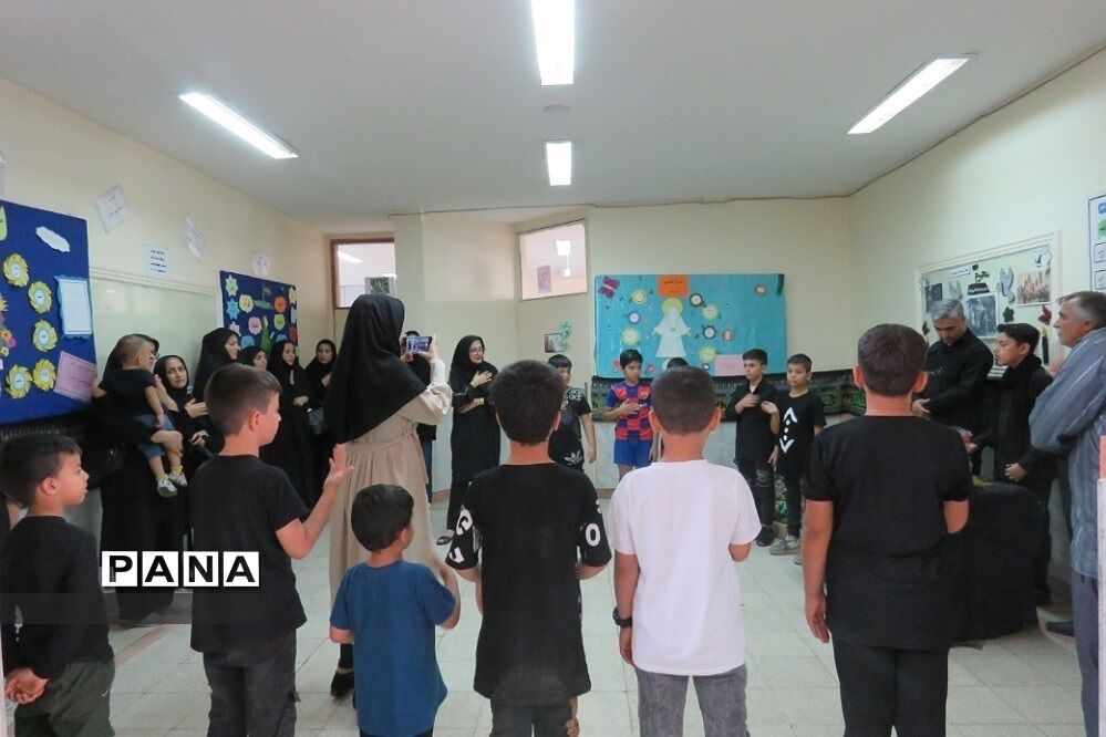 مراسم دهه اول محرم در مدرسه پسرانه شهید بهشتی شهرری