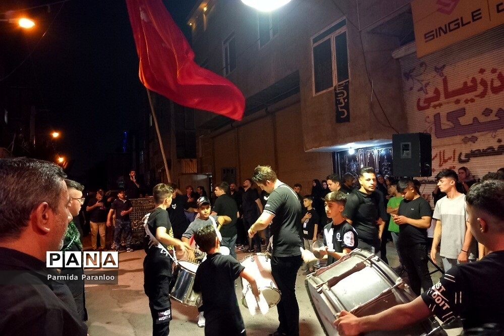 مراسم عزاداری شب نهم ماه محرم در بهارستان ۲