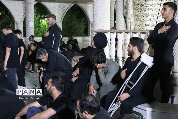 مراسم عزاداری در بوستان کودک قم