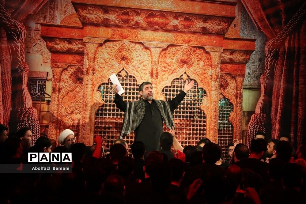مراسم عزاداری در بوستان کودک قم