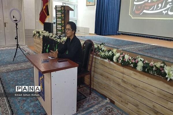 مراسم عزاداری هیات دانش‌آموزی انصار المهدی پسران کاشمر