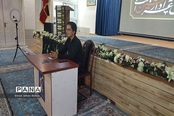 مراسم عزاداری هیات دانش‌آموزی انصار المهدی پسران کاشمر