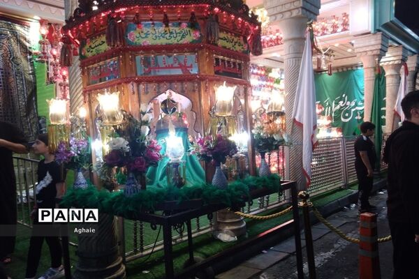 مراسم عزاداری شب تاسوعای حسینی در محله دولت آباد