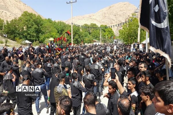 برگزاری عزاداری تاسوعای حسینی در روستای بادرود شهرستان فیروزکوه