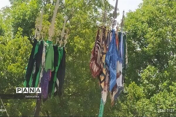 برگزاری عزاداری تاسوعای حسینی در روستای بادرود شهرستان فیروزکوه
