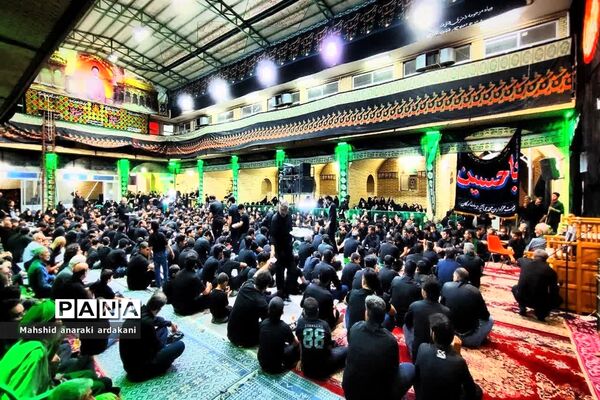 ️مراسم عزاداری شب تاسوعا درحسینیه چرخاب اردکان