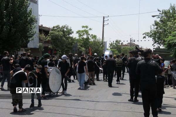 مراسم عزاداری تاسوعای حسینی با حضور جانشین سپاه شهرستان ری