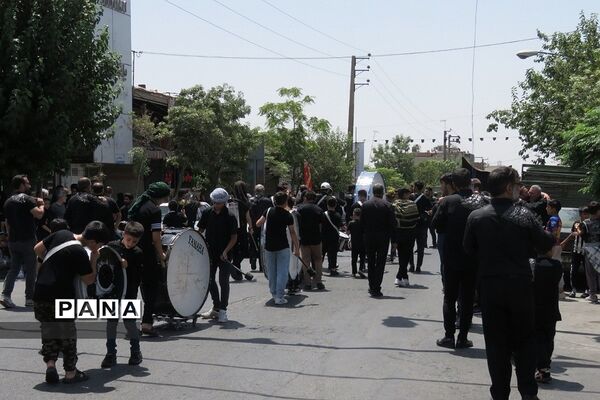 مراسم عزاداری تاسوعای حسینی با حضور جانشین سپاه شهرستان ری