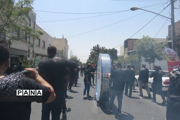 مراسم عزاداری تاسوعای حسینی با حضور جانشین سپاه شهرستان ری