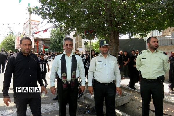 مراسم عزاداری تاسوعای حسینی با حضور جانشین سپاه شهرستان ری