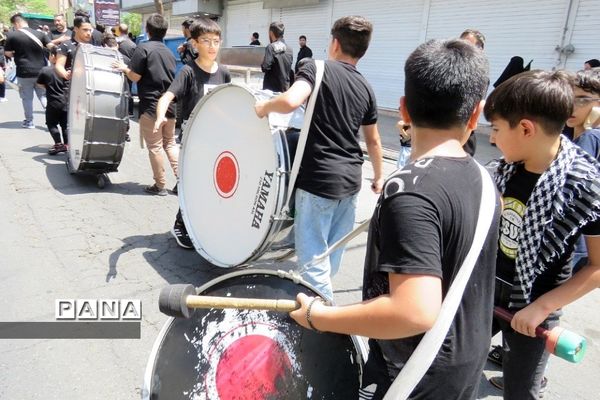 مراسم عزاداری تاسوعای حسینی با حضور جانشین سپاه شهرستان ری