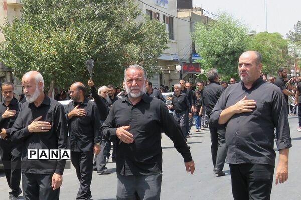مراسم عزاداری تاسوعای حسینی با حضور جانشین سپاه شهرستان ری