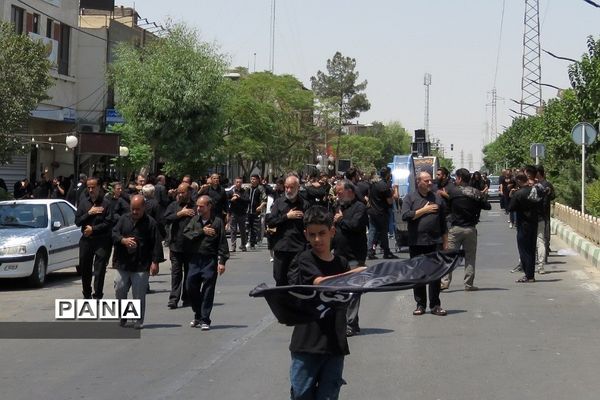مراسم عزاداری تاسوعای حسینی با حضور جانشین سپاه شهرستان ری