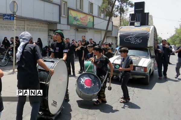 مراسم عزاداری تاسوعای حسینی با حضور جانشین سپاه شهرستان ری