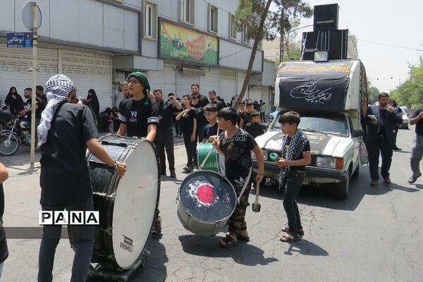 مراسم عزاداری تاسوعای حسینی با حضور جانشین سپاه شهرستان ری