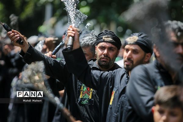 عزاداری تاسوعای حسینی (ع) در هیات کربلایی‌های مقیم تهران