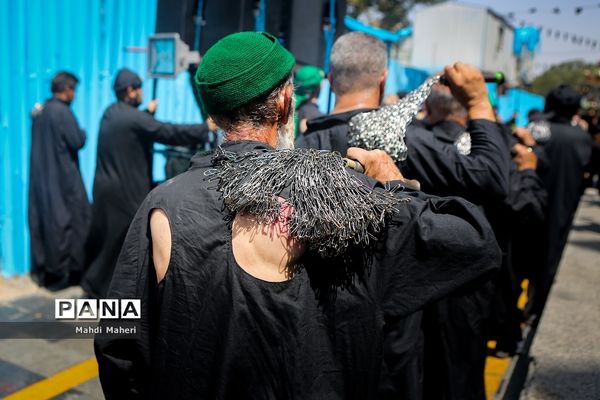 عزاداری تاسوعای حسینی (ع) در هیات کربلایی‌های مقیم تهران