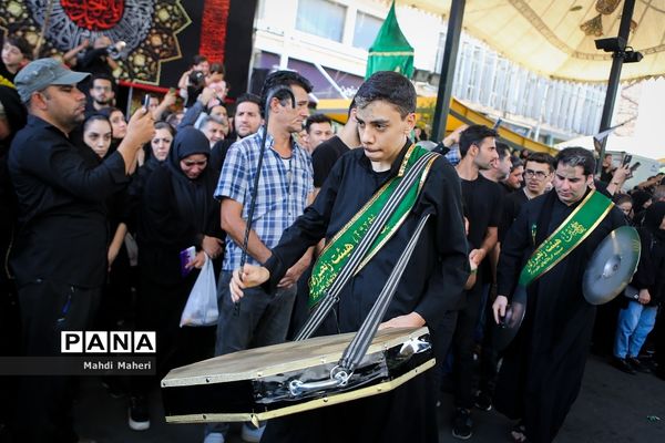 عزاداری تاسوعای حسینی (ع) در هیات کربلایی‌های مقیم تهران