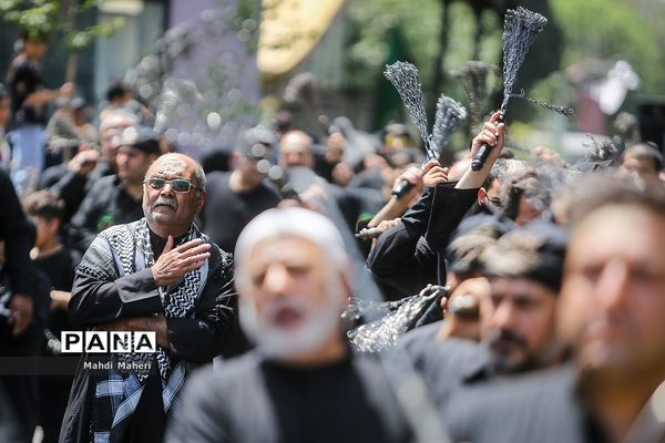 عزاداری تاسوعای حسینی (ع) در هیات کربلایی‌های مقیم تهران