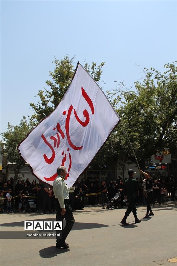 تاسوعا با عاشقان حسینی در بجنورد