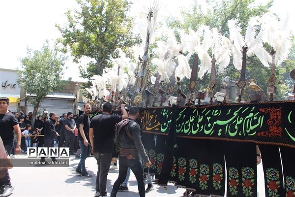 تاسوعا با عاشقان حسینی در بجنورد