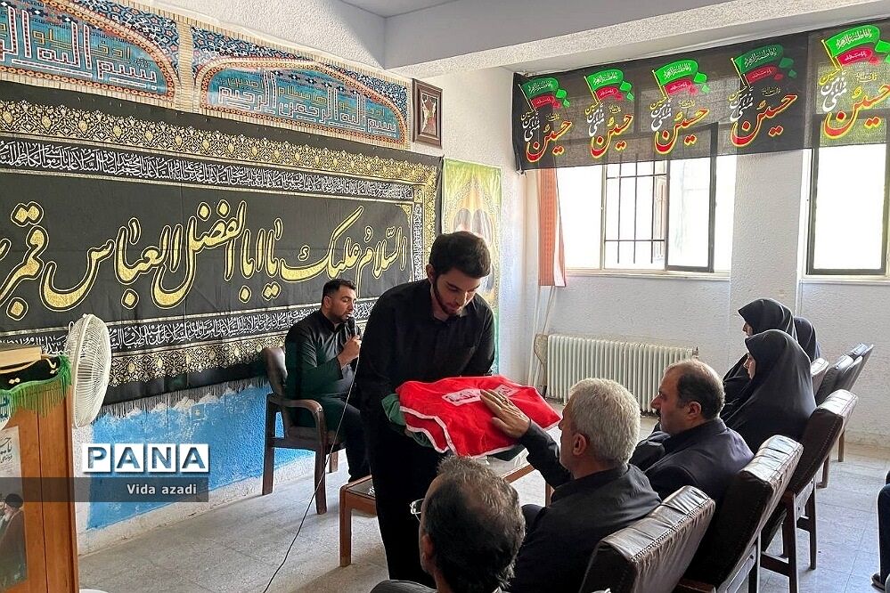 مراسم عزاداری محرم  در دبیرستان پسرانه سما رودهن