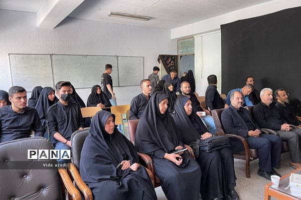 مراسم عزاداری محرم  در دبیرستان پسرانه سما رودهن