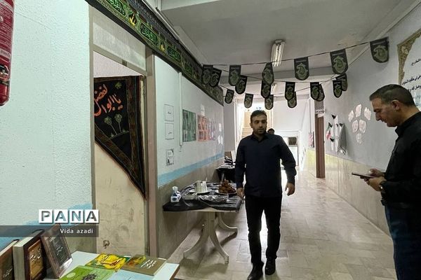 مراسم عزاداری محرم  در دبیرستان پسرانه سما رودهن