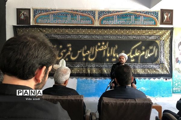 مراسم عزاداری محرم  در دبیرستان پسرانه سما رودهن