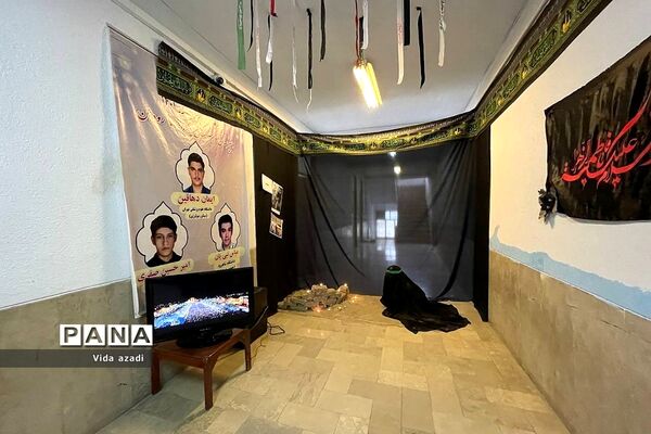 مراسم عزاداری محرم  در دبیرستان پسرانه سما رودهن