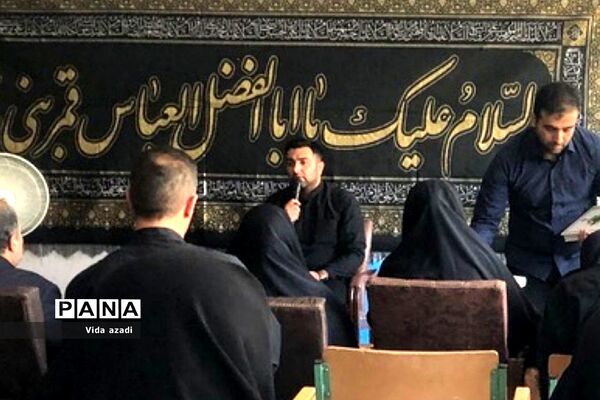 مراسم عزاداری محرم  در دبیرستان پسرانه سما رودهن