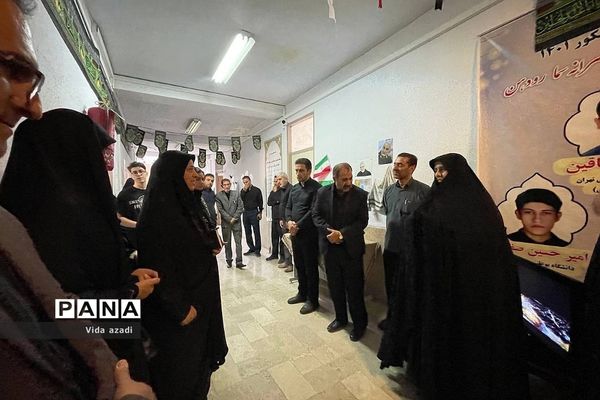 مراسم عزاداری محرم  در دبیرستان پسرانه سما رودهن