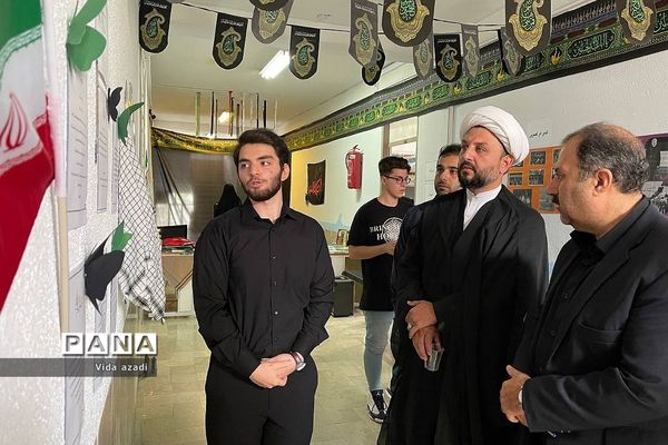 مراسم عزاداری محرم  در دبیرستان پسرانه سما رودهن