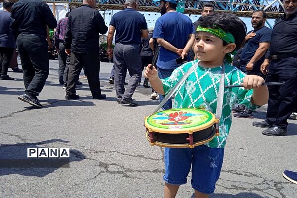 مراسم دسته‌روی و عزاداری تاسوعای حسینی در شهرستان محمودآباد‌