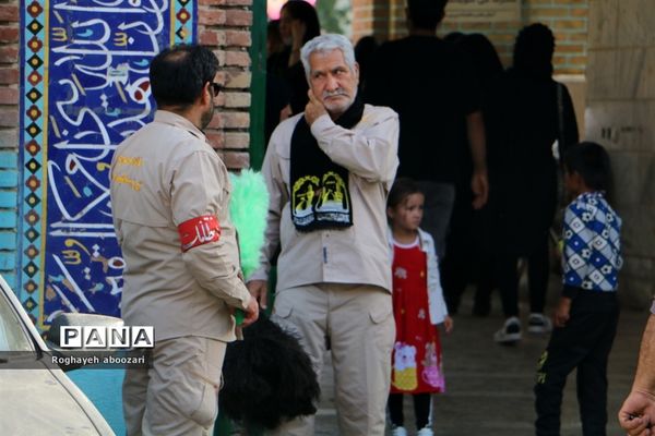 سوگواری روز نهم محرم در امامزاده بی بی سکینه صفادشت