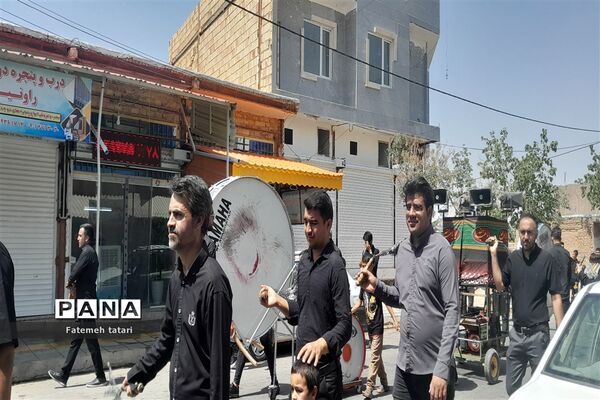 عزاداری تاسوعای حسینی در شهرستان بام و صفی‌آباد