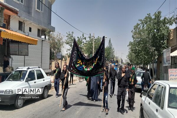عزاداری تاسوعای حسینی در شهرستان بام و صفی‌آباد
