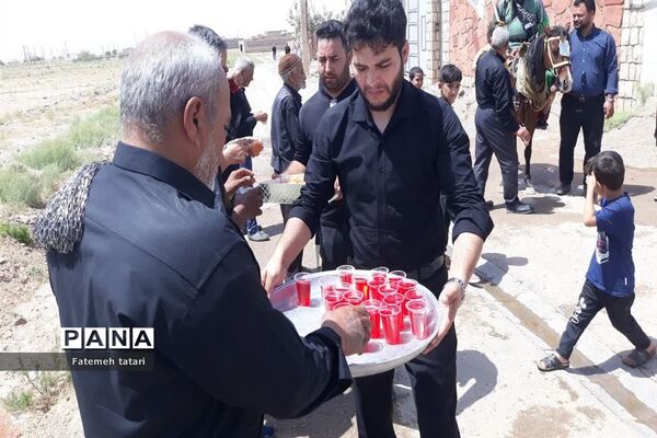 عزاداری تاسوعای حسینی در شهرستان بام و صفی‌آباد