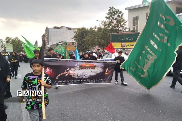 مراسم تاسوعای حسینی در قائمشهر