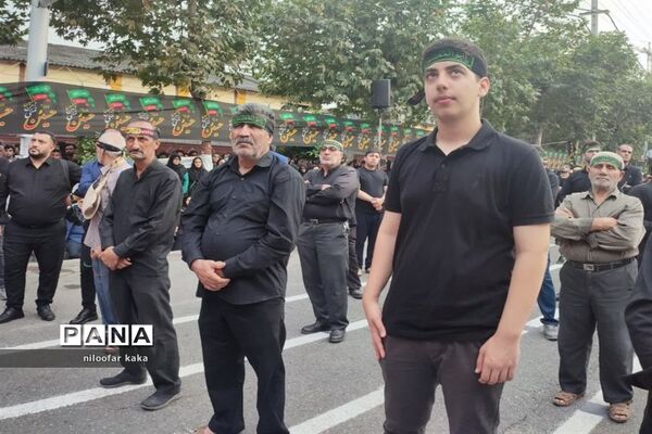 مراسم تاسوعای حسینی در قائمشهر