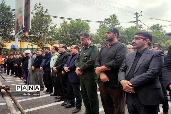 مراسم تاسوعای حسینی در قائمشهر